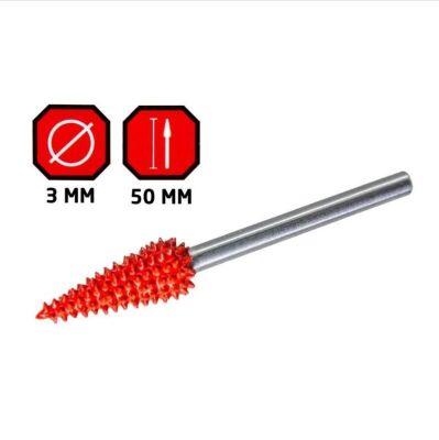 Rox Wood 0277 Karbür Kısa Konik Çam Tip Ahşap Şekillendirme Törpü - 1