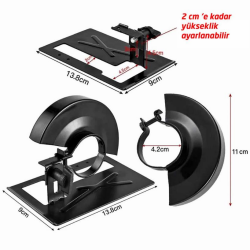 Rox Wood 0281 Avuç Taşlama Makinesi Sunta Kesme Aparatı 100 mm - 4