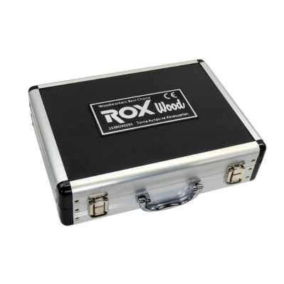 Rox Wood 0293 4 Çeneli Ahşap Torna Aynası ve Aksesuarları 6 Parça - 3