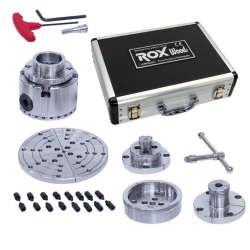 Rox Wood 0293 4 Çeneli Ahşap Torna Aynası ve Aksesuarları 6 Parça - 4