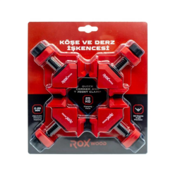 Rox Wood 0302 Köşe ve T-Tipi Bağlantı Hızlı İşkence Seti 2-26 mm - 2
