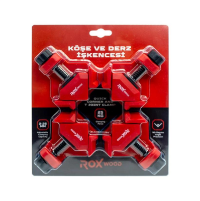Rox Wood 0302 Köşe ve T-Tipi Bağlantı Hızlı İşkence Seti 2-26 mm - 2