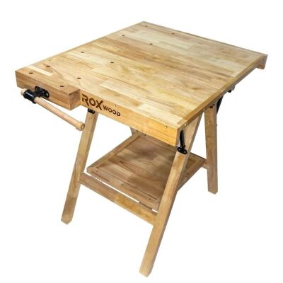 Rox Wood 0338 Mengeneli Katlanır Ahşap Marangoz Çalışma Tezgahı - 3
