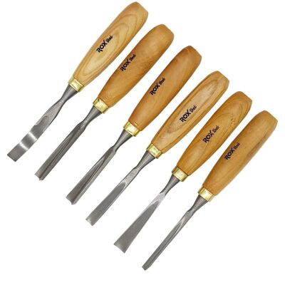 ROX Wood 9097 Ahşap Oyma Iskarpela Seti 12 Parça Ahşap Kutulu - 3