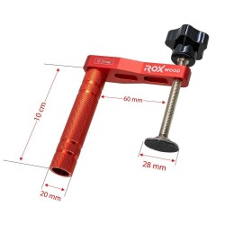 Rox Wood Alüminyum Ahşap Tezgah Kelepçesi 20mm - 2