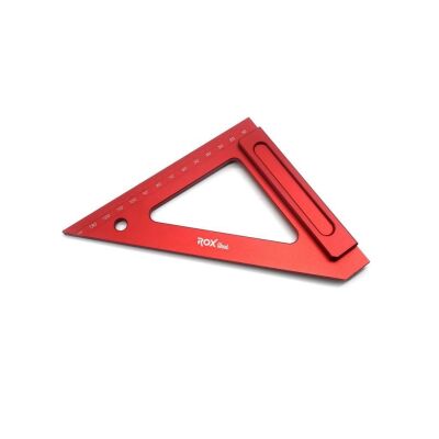 Rox Wood 0013 Aluminyum Üçgen Gönye 150 mm - 1