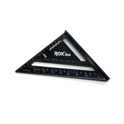 Rox Wood 0023 Alüminyum Üçgen Marangoz Gönye 175 mm - 1