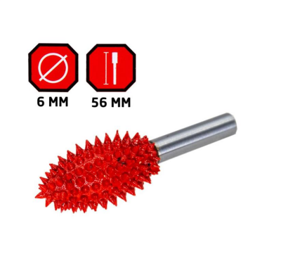 ROX WOOD Karbür Alev Tip Törpü 18mm - 1
