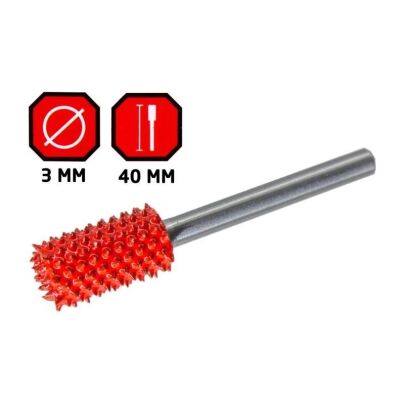 ROX WOOD Karbür Silindir Tip Törpü - 1