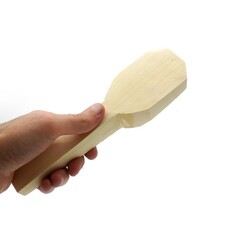 Rox Wood Projelik Kaşık Şablonlu Ham Ağaç Şimşir 6x23x4 cm - 4