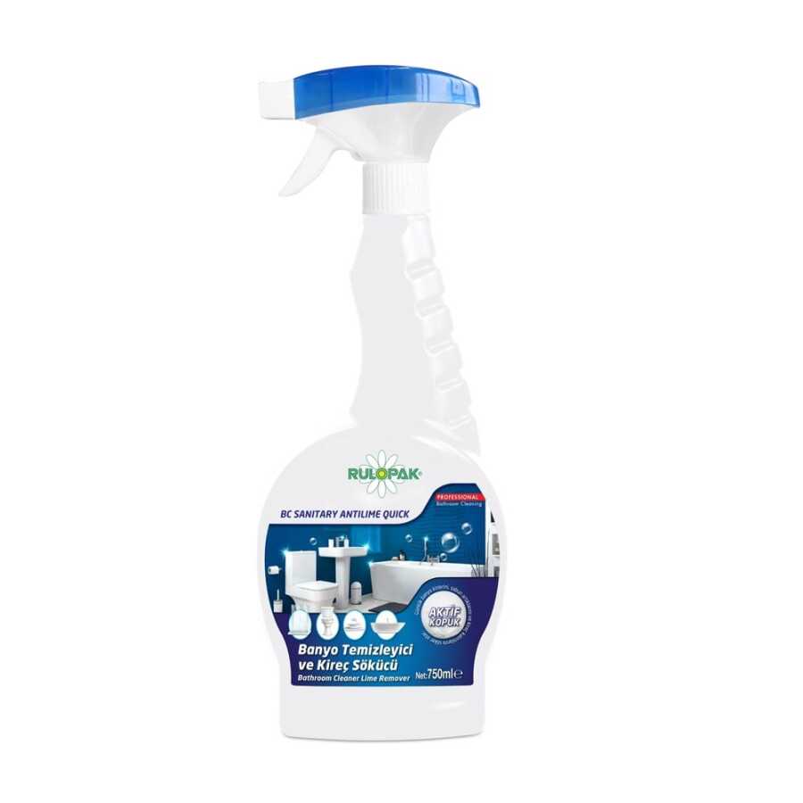 Rulopak Bc Sanitary Antilime Quick Banyo Temizleyici Sprey 750 Ml