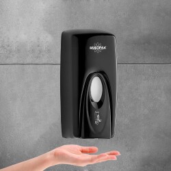 Rulopak Doldurmalı Manuel Sıvı Sabun Dispenseri 1000 ml Siyah - 2