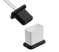 Rulopak Kare Elite Silikon Tuvalet Fırçası Siyah - 3