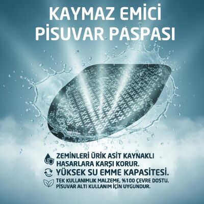 Rulopak Kaymaz Emici Pisuvar Paspası - 1
