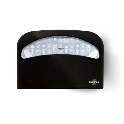 Rulopak Klozet Kapak Örtüsü Dispenseri Siyah - 1