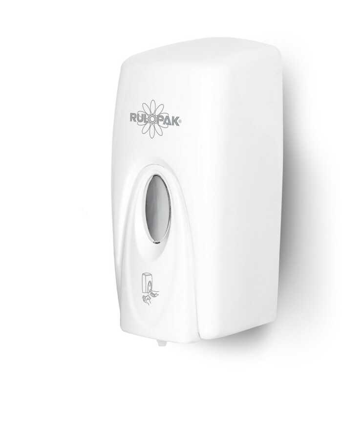 Rulopak Manuel Kartuşlu Köpük Sabun Dispenseri 1000 Ml Beyaz