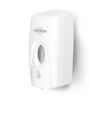 Rulopak Manuel Kartuşlu Köpük Sabun Dispenseri 1000 Ml Beyaz - 1