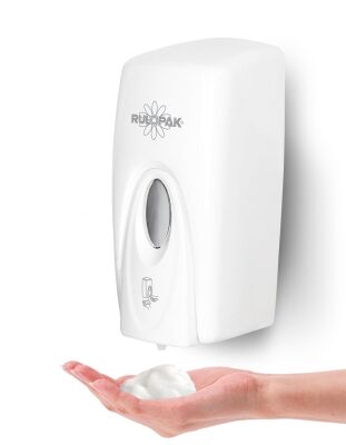 Rulopak Manuel Kartuşlu Köpük Sabun Dispenseri 1000 Ml Beyaz - 2
