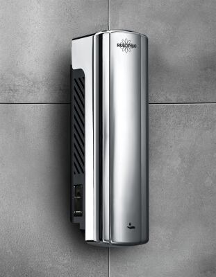 Rulopak Manuel Klasik Model Sıvı Sabun Ve Şampuan Dispenseri 350 Ml Krom - 2