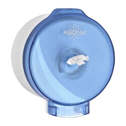 Rulopak Modern Mini Cimri İçten Çekmeli Tuvalet Kağıdı Dispenseri Transparan Mavi - Rulopak