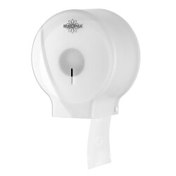 Rulopak Modern Mini Jumbo Tuvalet Kağıdı Dispenseri Transparan Beyaz - Rulopak