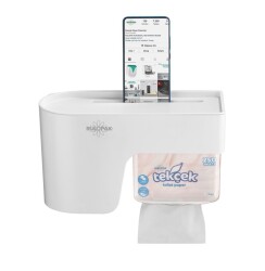 Rulopak Multitask Tuvalet Kağıdı Dispenseri Beyaz - 3