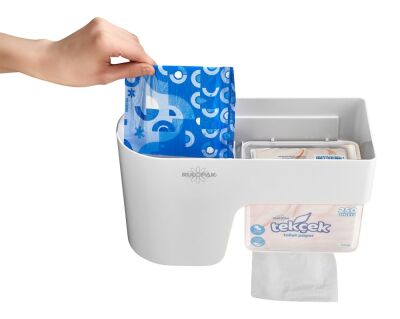 Rulopak Multitask Tuvalet Kağıdı Dispenseri Beyaz - 6