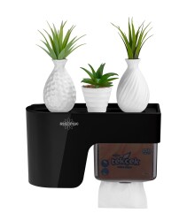 Rulopak Multitask Tuvalet Kağıdı Dispenseri Siyah - 2