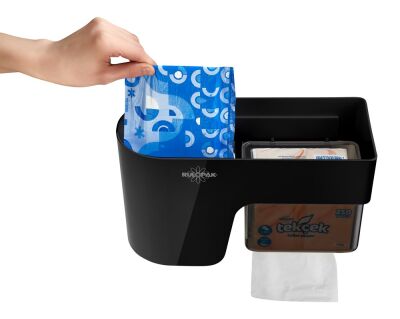 Rulopak Multitask Tuvalet Kağıdı Dispenseri Siyah - 4