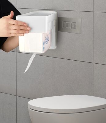 Rulopak Multitask Tuvalet Kağıdı Dispenseri Siyah - 7