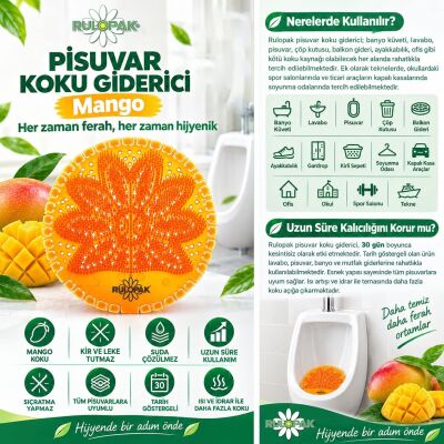 Rulopak Pisuvar Koku Giderici Mango - 3
