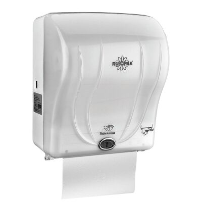 Rulopak Sensörlü Kağıt Havlu Dispenseri 21 Cm Transparan Beyaz - 1
