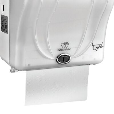 Rulopak Sensörlü Kağıt Havlu Dispenseri 21 Cm Transparan Beyaz - 2