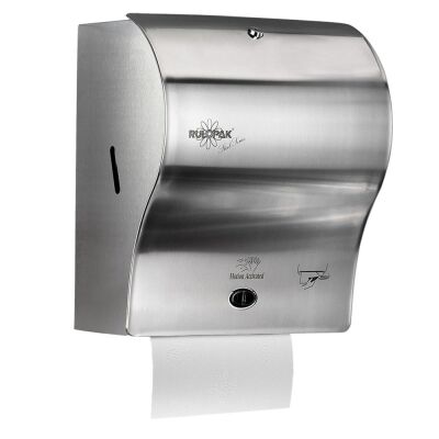 Rulopak Sensörlü Kağıt Havlu Dispenseri  Paslanmaz 21 Cm - 1