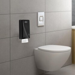 Rulopak Tekçek Maxi Tuvalet Kağıdı Dispenseri Siyah - 2