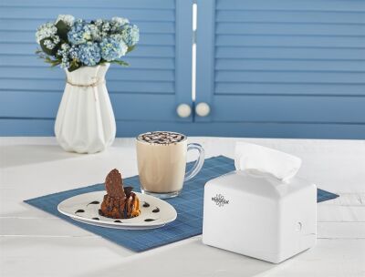 Rulopak Tekçek Mini Peçete Dispenseri Beyaz - 3