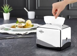 Rulopak Tekçek Mini Peçete Dispenseri Krom - 3