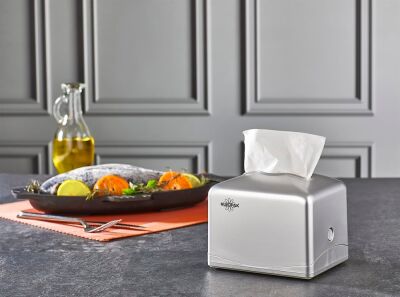 Rulopak Tekçek Mini Peçete Dispenseri Mat Krom - 2