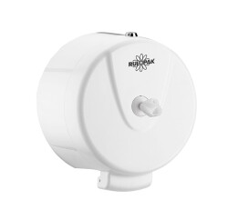 Rulopak Yeni Mini Cimri İçten Çekmeli Tuvalet Kağıdı Dispenseri Beyaz - Rulopak