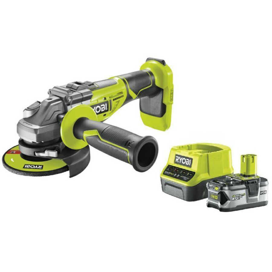 Ryobi R18AG7-140S Kömürsüz Çantalı Taşlama 125mm 18 V
