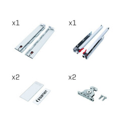 Samet Alphabox Drawer System Set 16mm 600mm White - 2