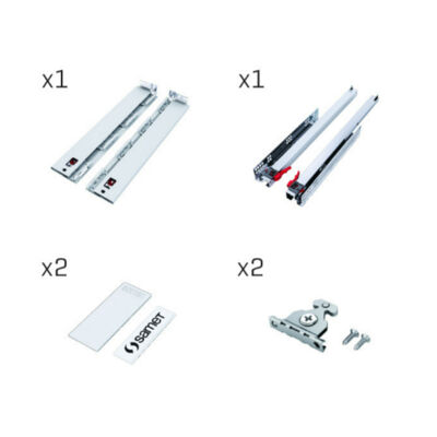 Samet Alphabox Drawer System Set 16mm 600mm White - 2
