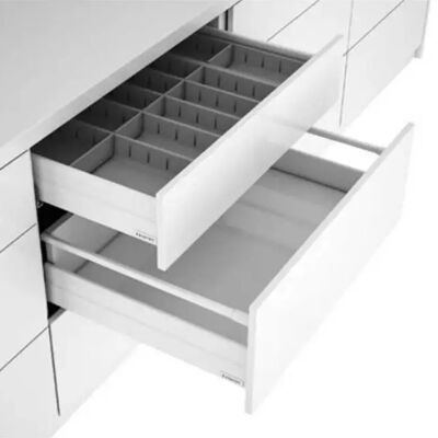 Samet Alphabox Set 18Fr Height 400 Gray Pr (Push-Open Soft-Close) - 1