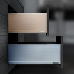 Samet Flowbox Drawer System Set 106 mm Height 500 mm Runner Anthracite - 2