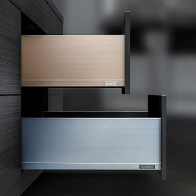 Samet Flowbox Drawer System Set 106 mm Height 500 mm Runner Anthracite - 2