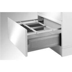 Samet Sambox File Hanger Set, Single Partition Adapter, White - Samet