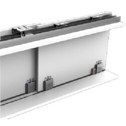 Samet 100 Üstten Kılavuzlu Sürme Kapak - Samet