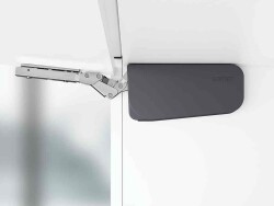 Samet Solo C1 Tekli Kalkar Kapak Menteşesiz Antrasit Takım - Samet