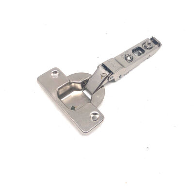 Samet Thick Cover Flat Hinge Star Diameter 40 Dowel Diameter 8 Nickel - 1