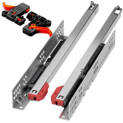 Samet Ultimade Kısmi Açılım Frenli Ray 50 Cm - Mandal Dahil - Samet